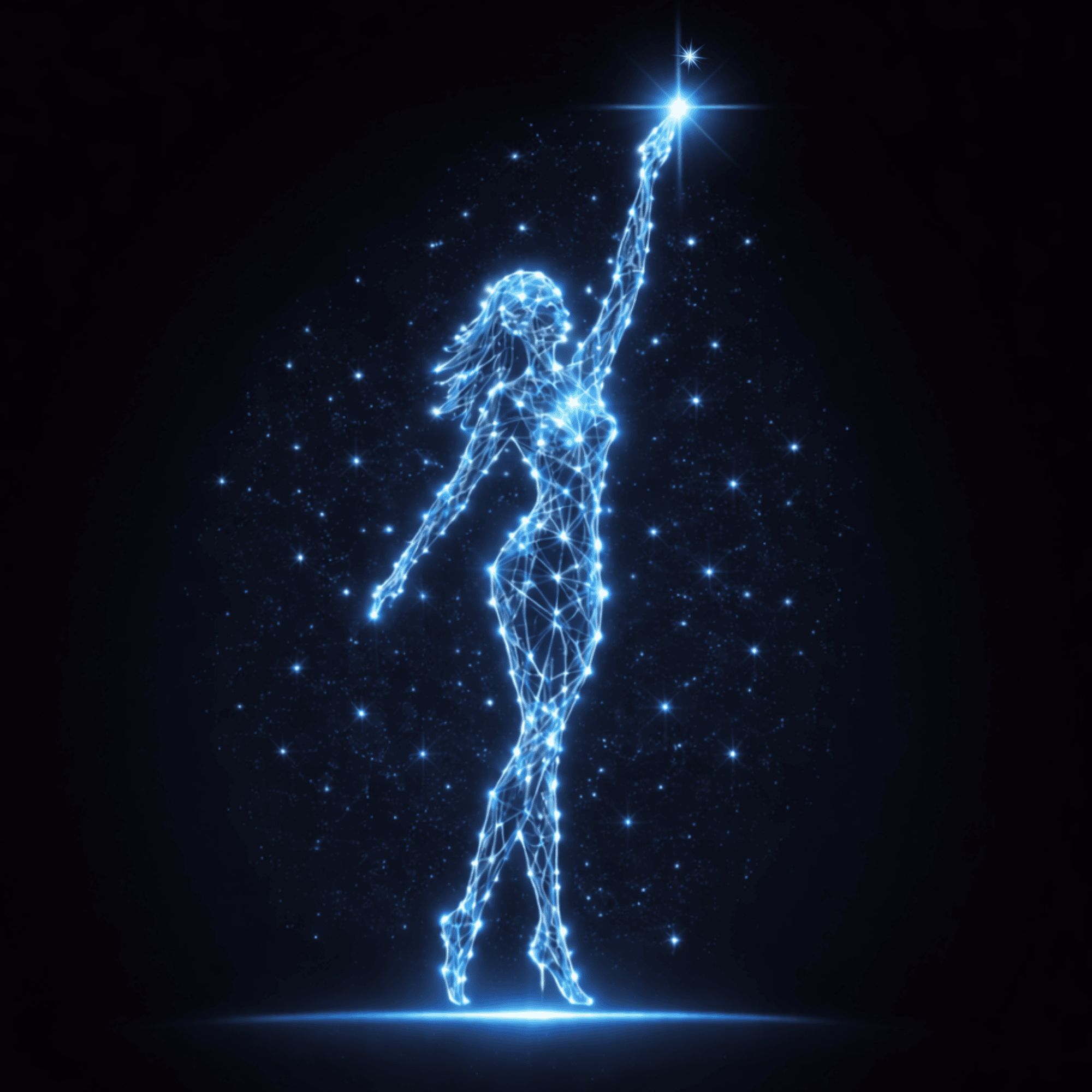 The People's Engineer logo — a luminous figure reaching for a star